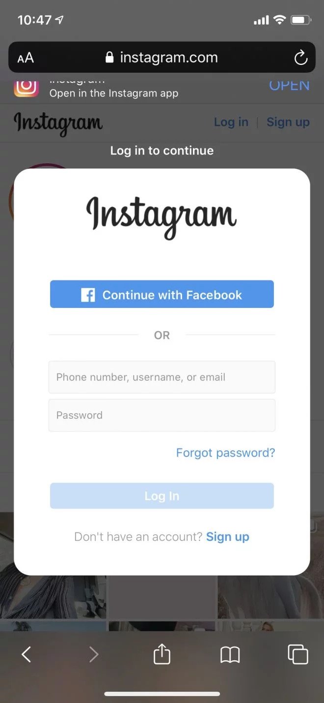 Instagram já não dá acesso a perfis abertos sem login – Mundo Smart – mundosmart