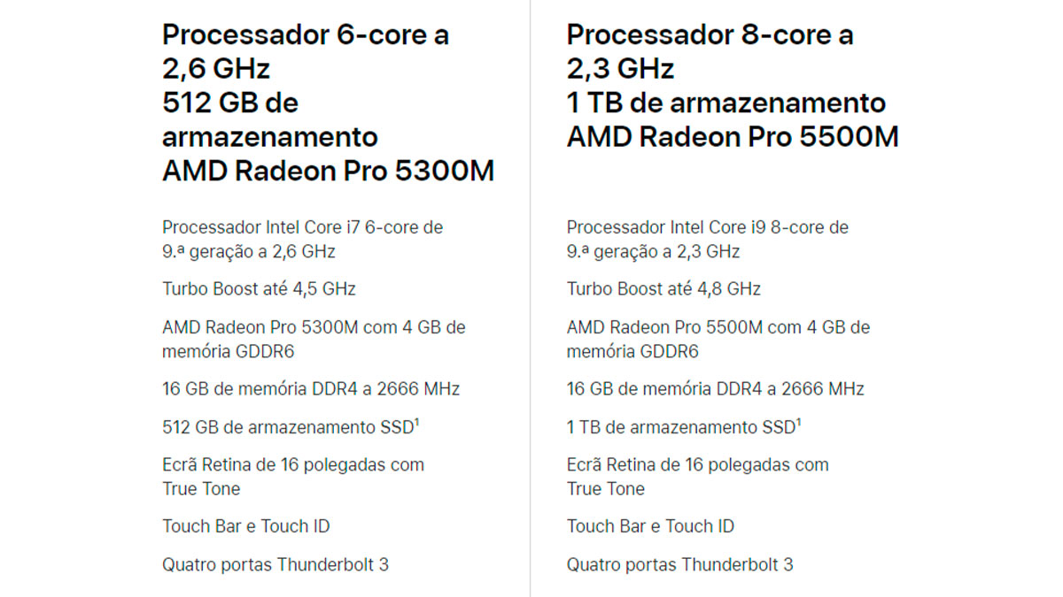 Novo MacBook Pro com 16 polegadas – Mundo Smart - mundosmart