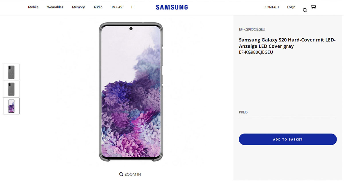 Site oficial da Samsung confirma novo Galaxy S20 (com imagens) – Mundo Smart - mundosmart