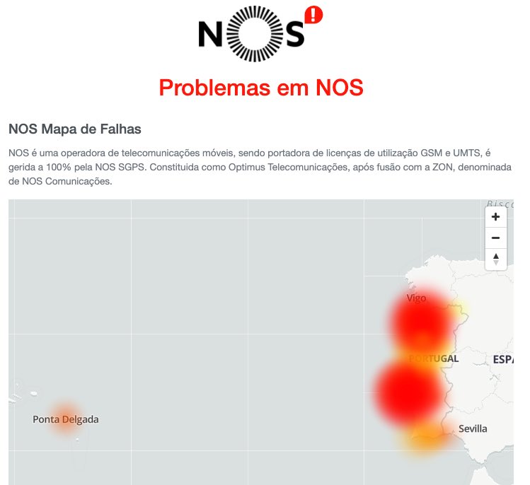 NOS sofre várias falhas nos seus serviços. Descobre mais detalhes – Mundo Smart - mundosmart