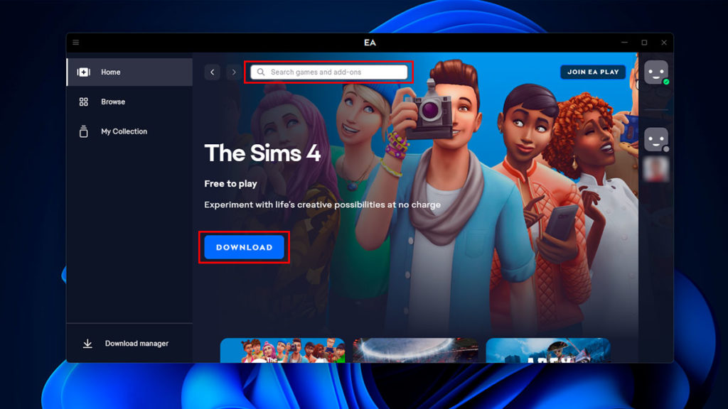 Jogo The Sims 4 está disponível para download gratuito