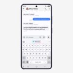 Telemóvel Galaxy com One UI 9 mostra uma conversa e a sugestão de adicionar um evento ao calendário.