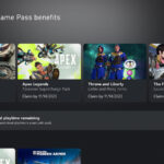 Interface Xbox mostra cinco horas de cloud playtime restantes e o botão para adicionar mais tempo.
